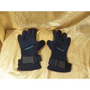 Wenoka Sea Size Medium Water Sports Scuba Dive Snorkel Reef Gloves Black